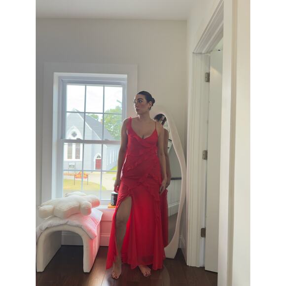 Bobbles & Lace “She’s a Rebel” Red Maxi Dress (NWT, S) - Picture 1 of 7